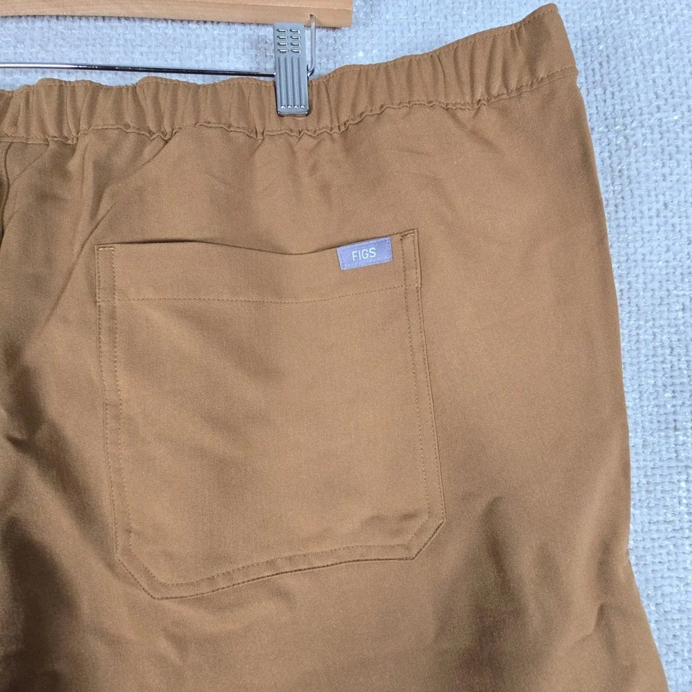 FIGS Pisco Basic Scrub Pants Mens 4XLR Brown Straight Leg 1000205 NWT
